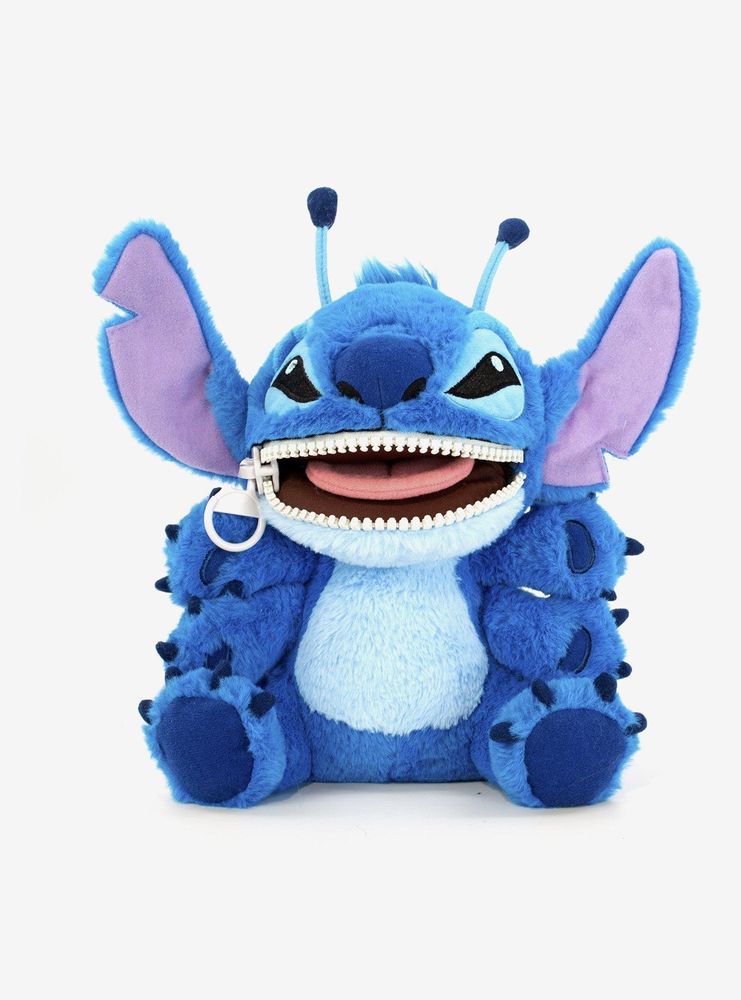 Disney Lilo & Stitch Stitch Zipper Mouth Plush