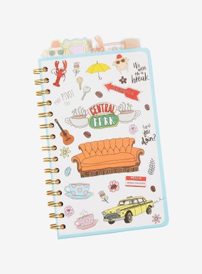 Friends Iconography Allover Print Tab Journal