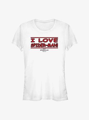 Marvel Spider-Man I Love Girls T-Shirt