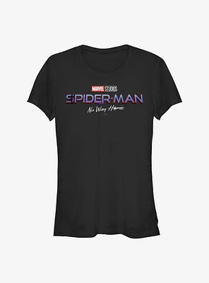 Marvel Spider-Man No Way Home Logo Girls T-Shirt