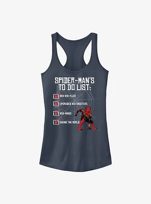 Marvel Spider-Man To Do ListGirls Tank
