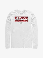 Marvel Spider-Man I Love Long-Sleeve T-Shirt