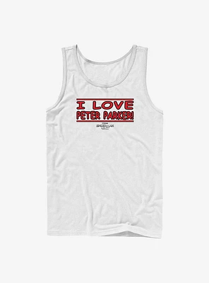 Marvel Spider-Man I Love Peter Parker Tank