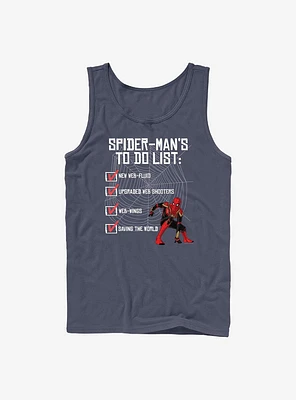Marvel Spider-Man To Do ListTank