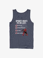 Marvel Spider-Man To Do ListTank