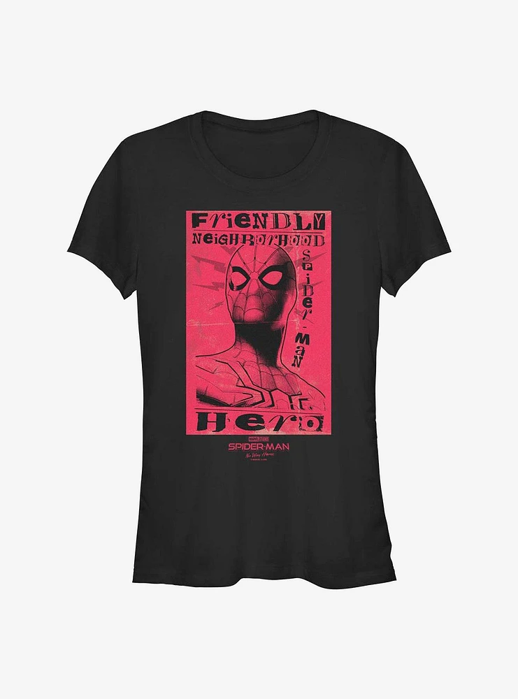 Marvel Spider-Man Friendly Neighborhood Hero Girls T-Shirt