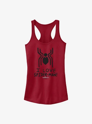 Marvel Spider-Man Spider Love Girls Tank