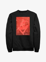 Marvel Spider-Man Hero Poster Crew Sweatshirt