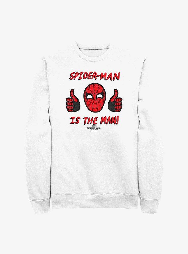 Marvel Spider-Man Spidey Is The Man Crew Sweatshirt