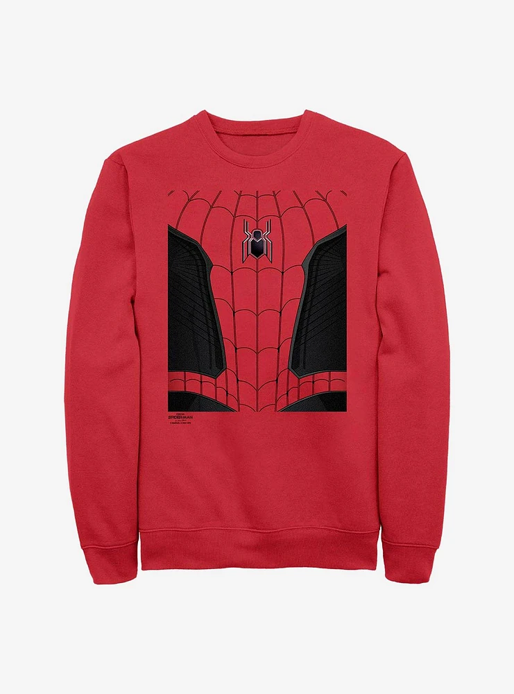 Marvel Spider-Man Spidey Suit Crew Sweatshirt