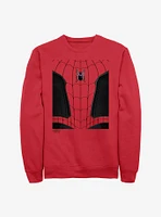 Marvel Spider-Man Spidey Suit Crew Sweatshirt