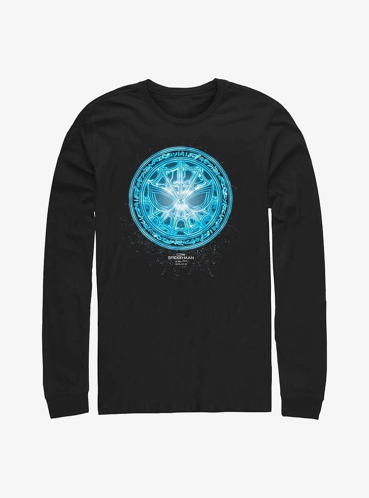 Marvel Spider-Man Blue Spidey Rune Long-Sleeve T-Shirt