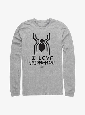 Marvel Spider-Man Spider Love Long-Sleeve T-Shirt