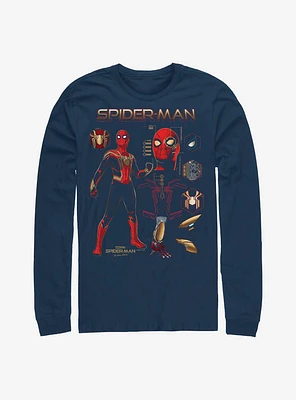 Marvel Spider-Man Spidey Stuff Long-Sleeve T-Shirt