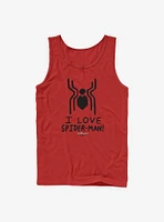 Marvel Spider-Man Spider Love Tank