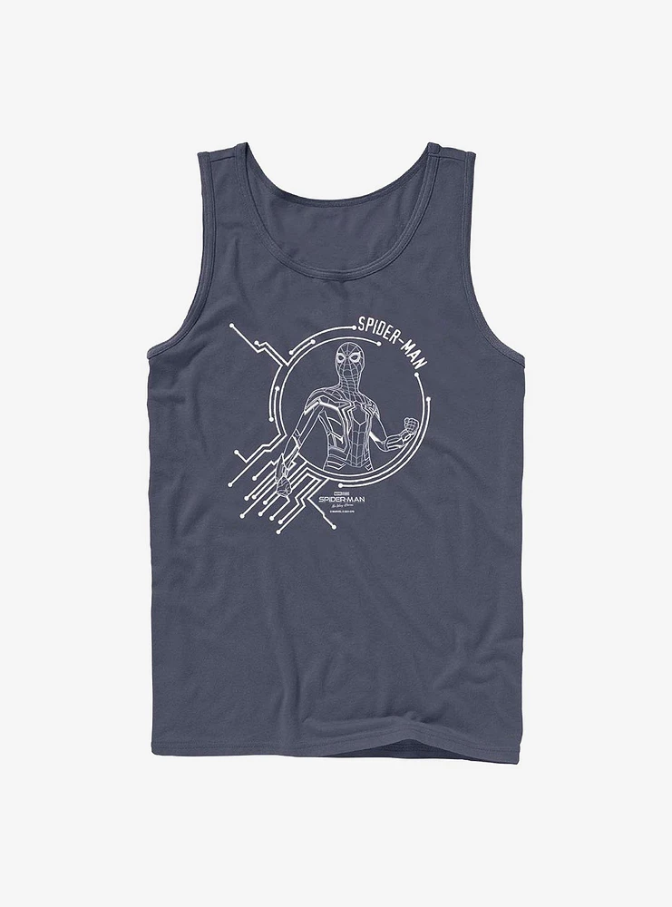 Marvel Spider-Man White Tech Tank