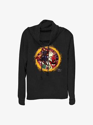 Marvel Spider-Man Spidey Doctor Strange Portal Cowlneck Long-Sleeve Girls Top