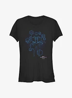 Marvel Spider-Man Blue Print Ready Girls T-Shirt