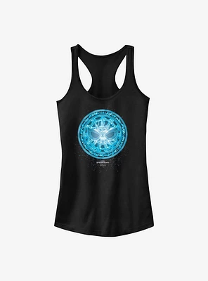 Marvel Spider-Man Blue Spidey Rune Girls Tank