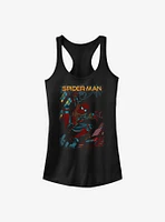 Marvel Spider-Man Slinging Cover Girls Tank