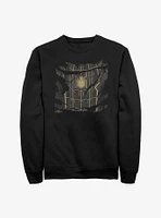 Marvel Spider-Man Black Suit Crew Sweatshirt