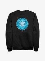 Marvel Spider-Man Blue Spidey Rune Crew Sweatshirt