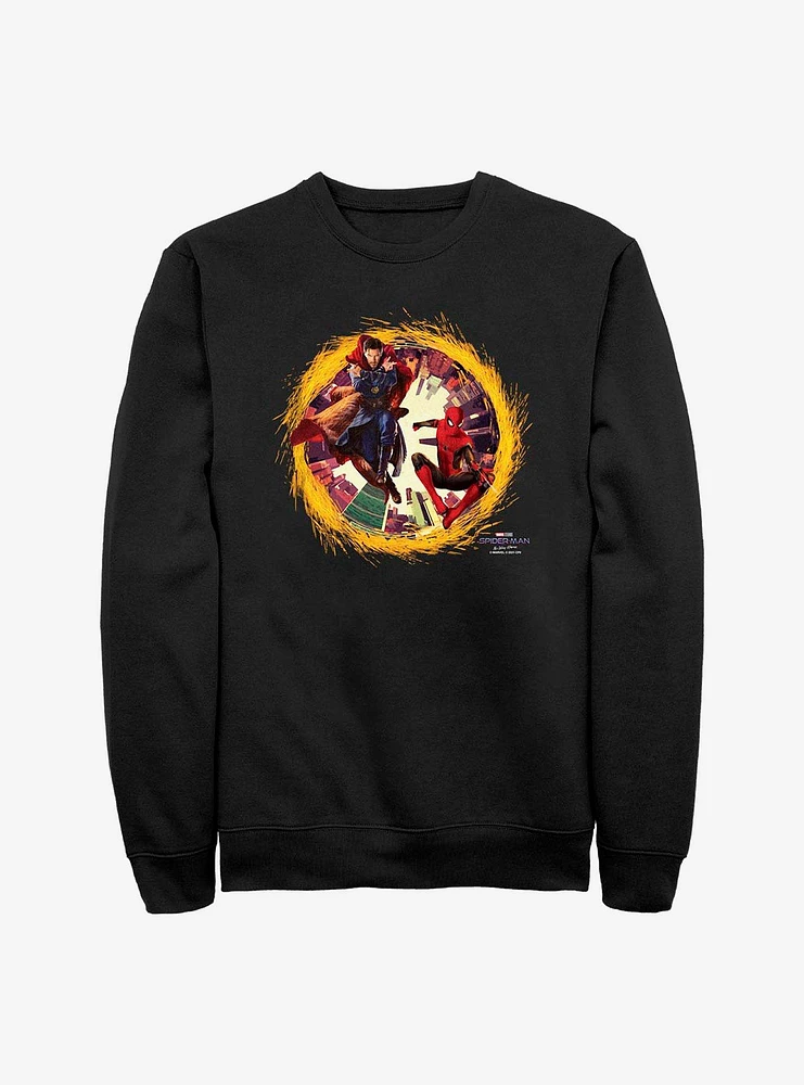 Marvel Spider-Man Spidey Doctor Strange Portal Crew Sweatshirt