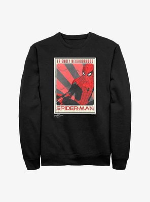 Marvel Spider-Man The Friendly Spider Crew Sweatshirt