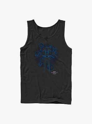 Marvel Spider-Man Blue Print Ready Tank