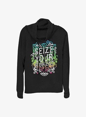 Disney Pixar Coco Seize Your Moment Cowlneck Long-Sleeve Girls Top