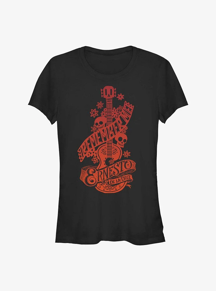 Disney Pixar Coco Ernesto De La Cruz Remember Me Girls T-Shirt