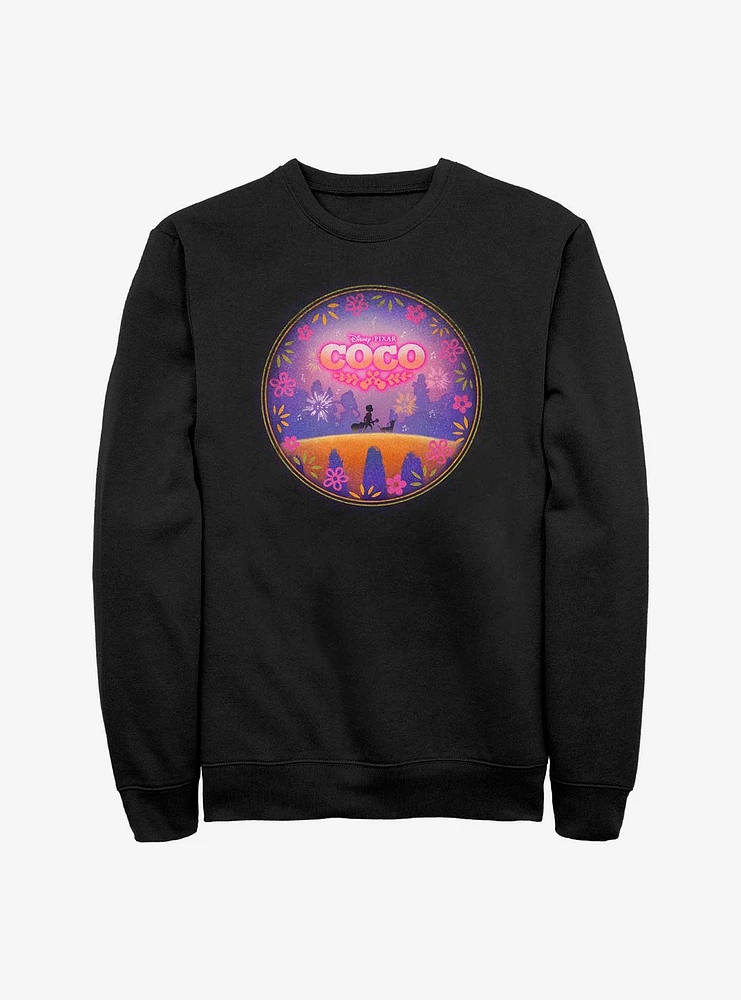 Disney Pixar Coco Bridge Crew Sweatshirt