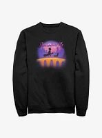 Disney Pixar Coco Bridge Air Brush Crew Sweatshirt