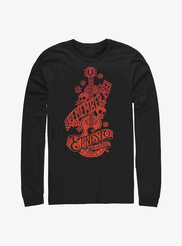 Disney Pixar Coco Ernesto De La Cruz Remember Me Long-Sleeve T-Shirt