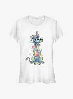 Disney Pixar Coco Watercolor Dante Girls T-Shirt