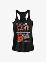 Disney Pixar Coco Live The Land Of Dead Girls Tank