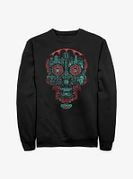 Disney Pixar Coco Craneo Muerto Crew Sweatshirt