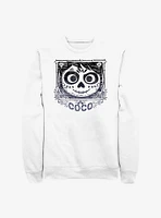 Disney Pixar Coco Face Frame Crew Sweatshirt