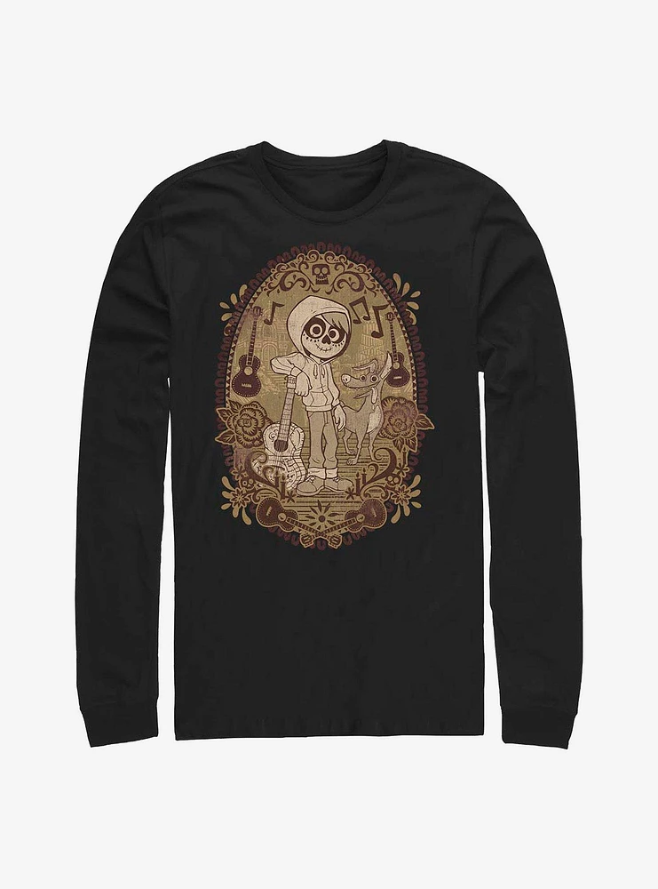 Disney Pixar Coco Miguel Portrait Long-Sleeve T-Shirt