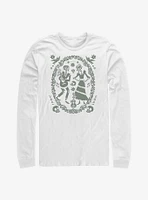 Disney Pixar Coco Paper Art Oval Long-Sleeve T-Shirt