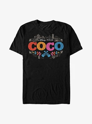 Disney Pixar Coco Artistic Logo T-Shirt