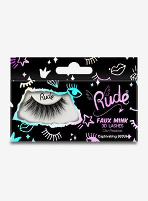 Rude Cosmetics Faux Mink Captivating 3D Lashes