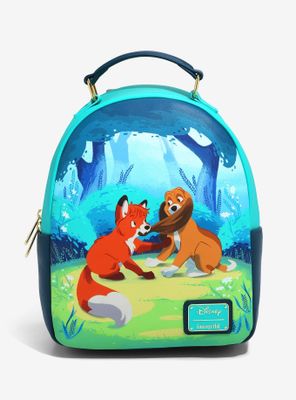 Loungefly Disney The Fox and the Hound Tod & Copper Playtime Mini Backpack - BoxLunch Exclusive