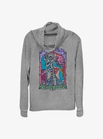 Disney Pixar Coco Hector Rivera Card Cowlneck Long-Sleeve Girls Top