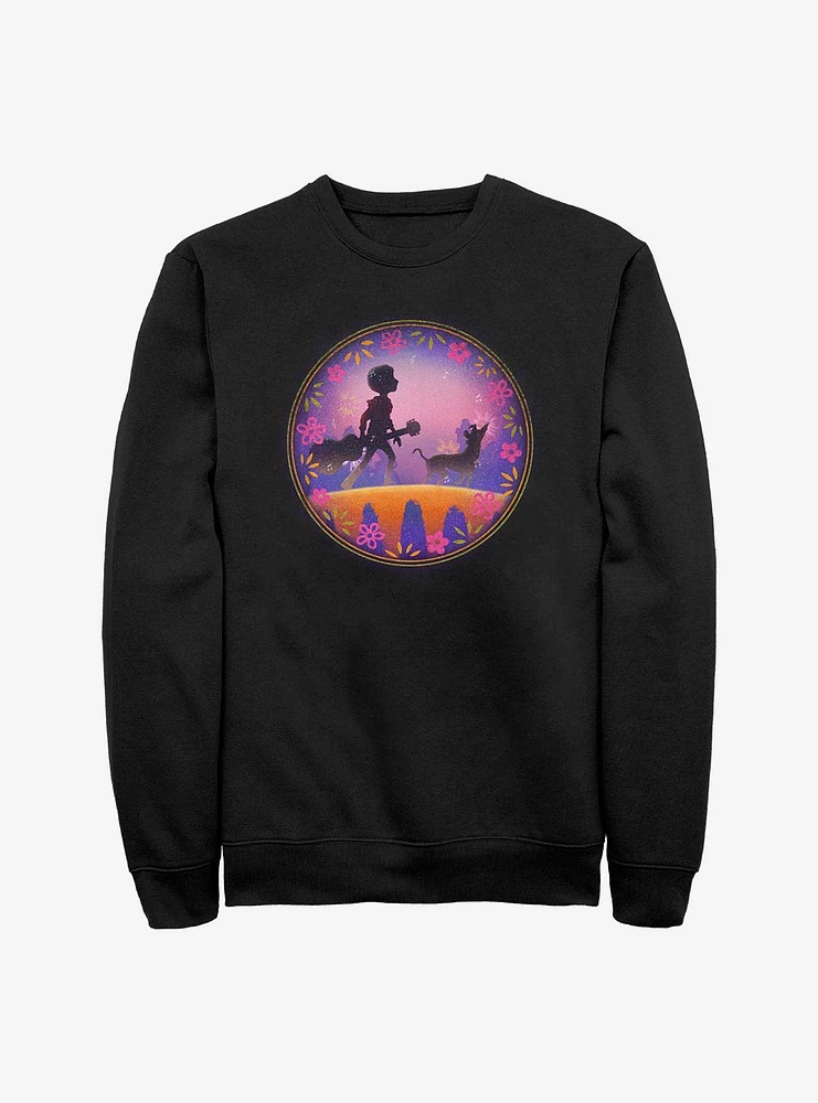 Disney Pixar Coco Bridge Into The Land Of Dead Crew Sweatshirt