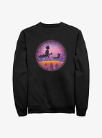 Disney Pixar Coco Bridge Into The Land Of Dead Crew Sweatshirt