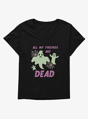 Halloween All My Friends Are Dead Ghosts Plus T-Shirt