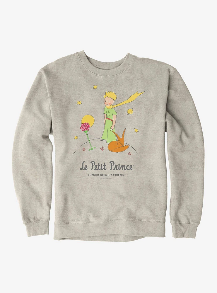 The Little Prince Fox And Rose Sweatshirt