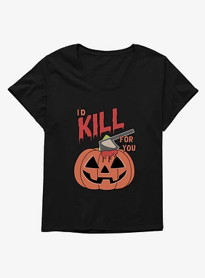 Halloween Kill For You Jack-O'-Lantern Plus T-Shirt