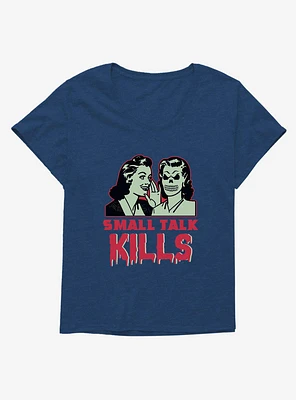 Halloween Small Talk Kills Plus T-Shirt